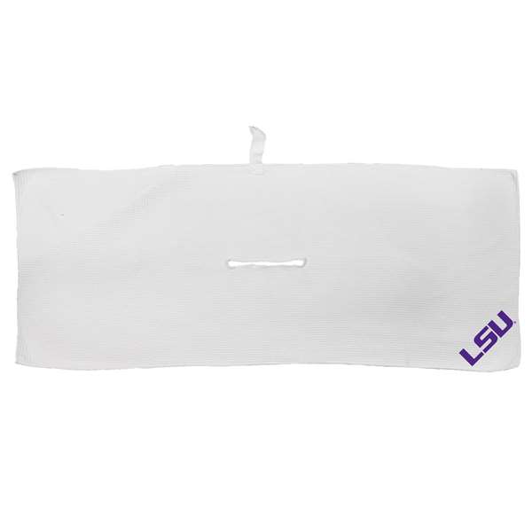 LSU Tigers Louisiana State Microfiber Towel - 16" x 40" (White) 