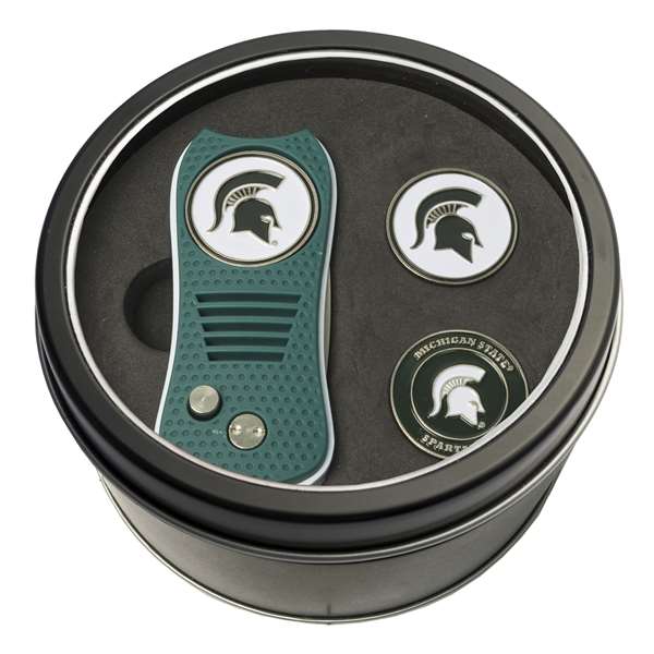 Michigan State University Spartans Golf Tin Set - Switchblade