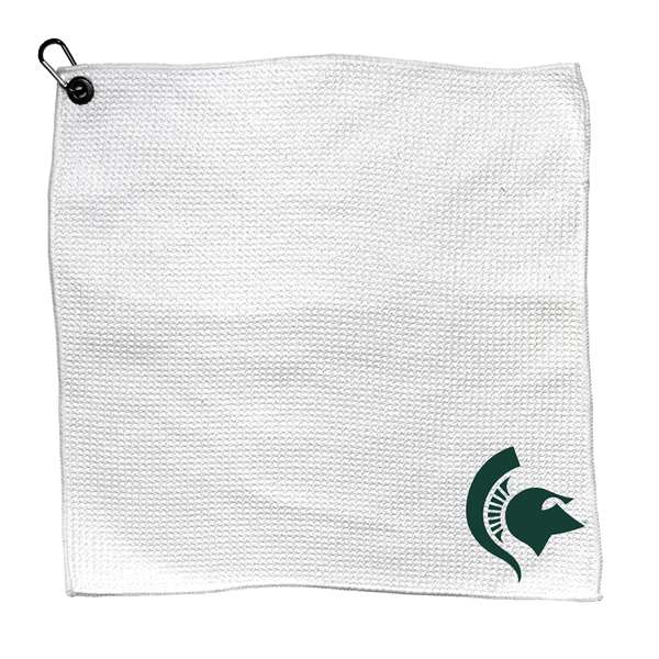 Michigan State Spartans Microfiber Towel - 15" x 15" (White) 