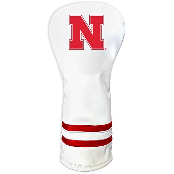 Nebraska Corn Huskers Vintage Fairway Headcover (White) - Printed 