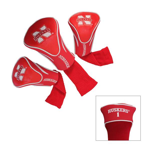 Nebraska Corn Huskers Golf 3 Pack Contour Headcover 22494   