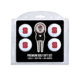 North Carolina State University Wolfpack Golf 4 Ball Gift Set 22606   