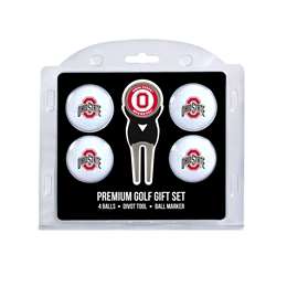 Ohio State University Buckeyes Golf 4 Ball Gift Set 22806   