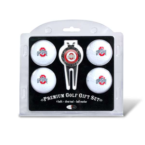 Ohio State University Buckeyes Golf 4 Ball Gift Set 22806   