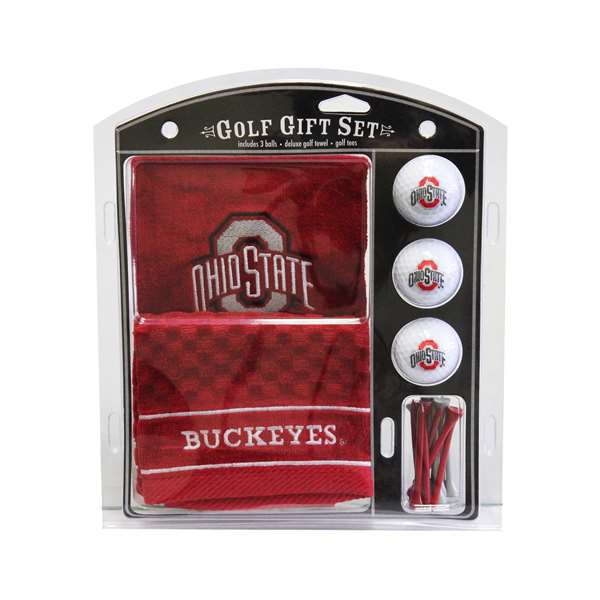 Ohio State University Buckeyes Golf Embroidered Towel Gift Set 22820   