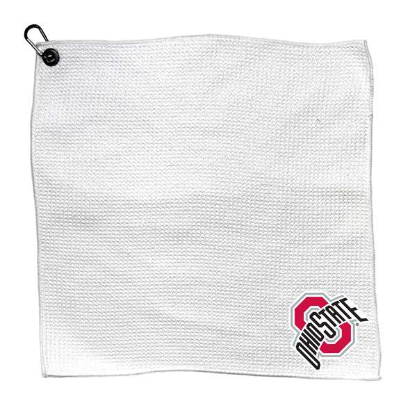 Ohio State Buckeyes Microfiber Towel - 15" x 15" (White) 