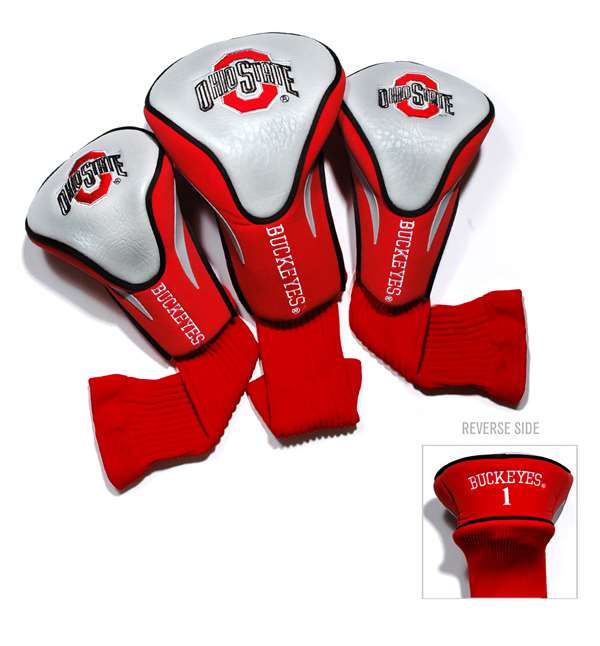 Ohio State University Buckeyes Golf 3 Pack Contour Headcover 22894