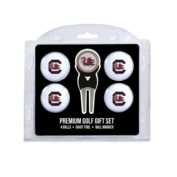 South Carolina Gamecocks Golf 4 Ball Gift Set 23106   