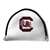 South Carolina Game Cocks Putter Cover - Mallet (White) - Printed Maroon