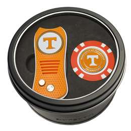 Tennessee Volunteers Golf Tin Set - Switchblade, Golf Chip   