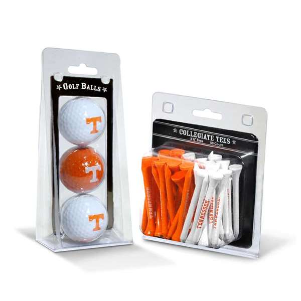 Tennessee Volunteers  3 Golf Balls And 50 Golf Tees