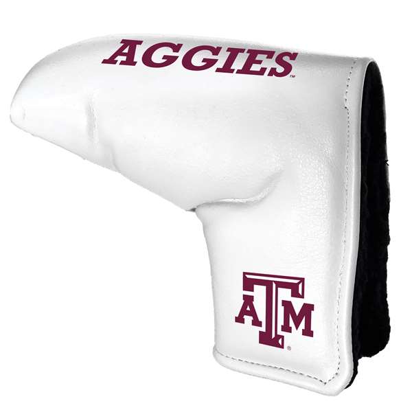 Texas A&M Tour Blade Putter Cover (White) - Printed