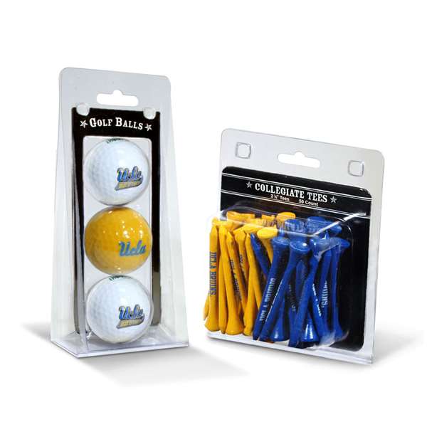 UCLA Bruins  3 Golf Balls And 50 Golf Tees