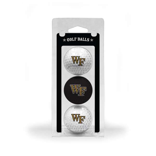 Wake Forest University Demon Deacons Golf 3 Ball Pack 23805   