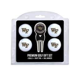 Wake Forest University Demon Deacons Golf 4 Ball Gift Set 23806   