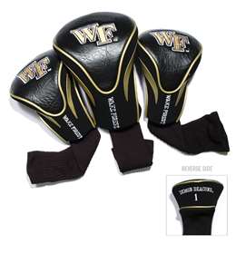 Wake Forest University Demon Deacons Golf 3 Pack Contour Headcover 23894