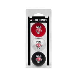 Wisconsin Badgers Golf 3 Ball Pack 23905   