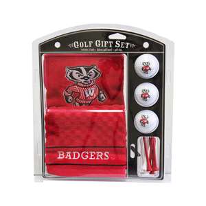 Wisconsin Badgers Golf Embroidered Towel Gift Set 23920   