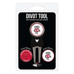 Wisconsin Badgers Golf Signature Divot Tool Pack  23945   