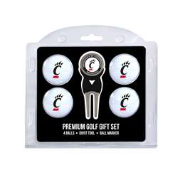 Cincinnati Bearcats Golf 4 Ball Gift Set 24006   