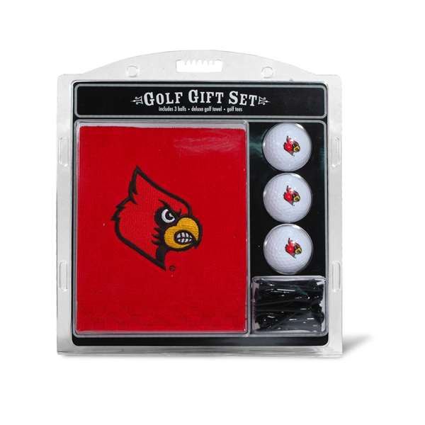 Louisville Cardinals Golf Embroidered Towel Gift Set 24220   