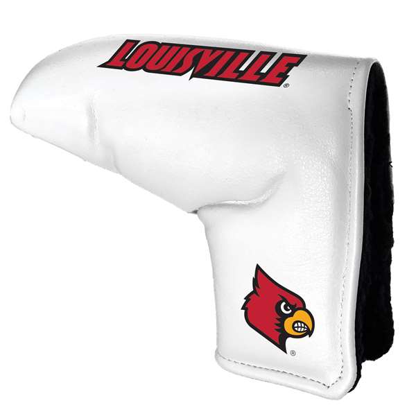 Louisville Cardinals Tour Blade Putter Cover (White) - Printed 