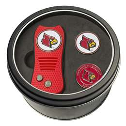 Louisville Cardinals Golf Tin Set - Switchblade, 2 Markers 24259   