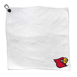 Louisville Cardinals Microfiber Towel - 15" x 15" (White) 