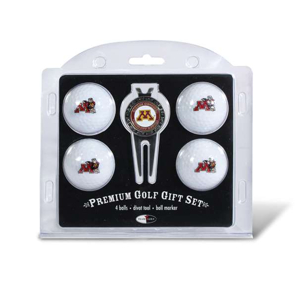 Minnesota Golden Gophers Golf 4 Ball Gift Set 24306   