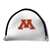 Minnesota Golden Gophers Putter Cover - Mallet (White) - Printed Maroon