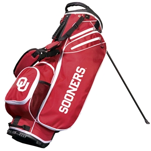 Oklahoma Sooners Birdie Stand Golf Bag Dark Red  