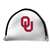 Oklahoma Sooners Putter Cover - Mallet (White) - Printed Dark Red