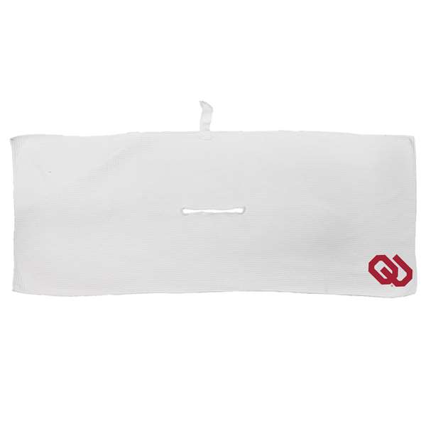 Oklahoma Sooners Microfiber Towel - 16" x 40" (White) 