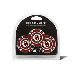 Oklahoma Sooners Golf 3 Pack Golf Chip 24488
