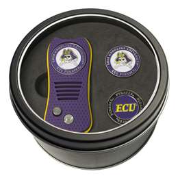 East Carolina University Pirates Golf Tin Set - Switchblade, 2 Markers 24659   