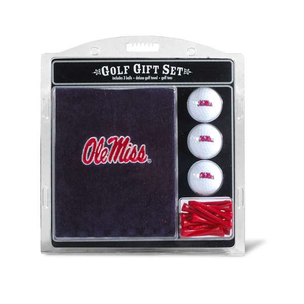 Mississippi Ole Miss Rebels Golf Embroidered Towel Gift Set 24720   