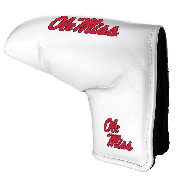 Mississippi Ole Miss Rebels Tour Blade Putter Cover (White) - Printed 