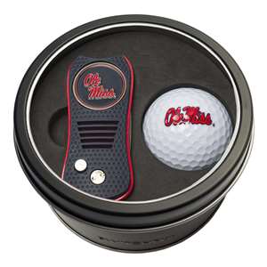 Mississippi Ole Miss Rebels Golf Tin Set - Switchblade, Golf Ball   