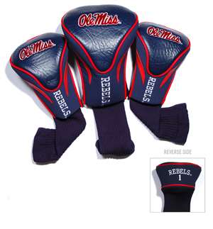 Mississippi Ole Miss Rebels Golf 3 Pack Contour Headcover 24794   