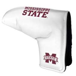 Mississippi State Bulldogs Tour Blade Putter Cover (White) - Printed