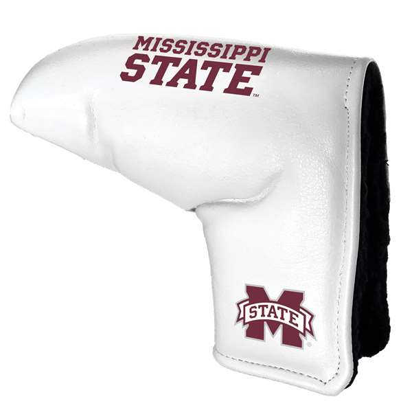 Mississippi State Bulldogs Tour Blade Putter Cover (White) - Printed 