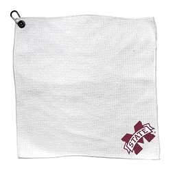 Mississippi State Bulldogs Microfiber Towel - 15" x 15" (White) 