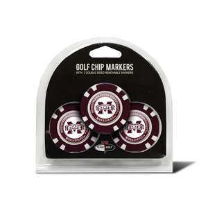 Mississippi State University Bulldogs Golf 3 Pack Golf Chip 24888   