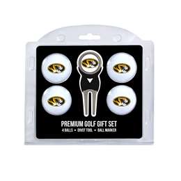 Missouri Tigers Golf 4 Ball Gift Set 24906   