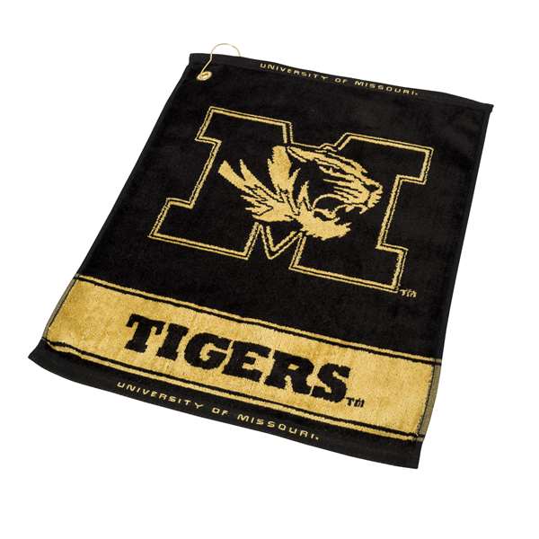 Missouri Tigers  Jacquard Woven Golf Towel
