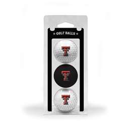 Texas Tech Red Raiders Golf 3 Ball Pack 25105   