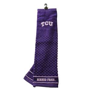 TCU Texas Christian University Horned Frogs Golf Embroidered Towel 25310