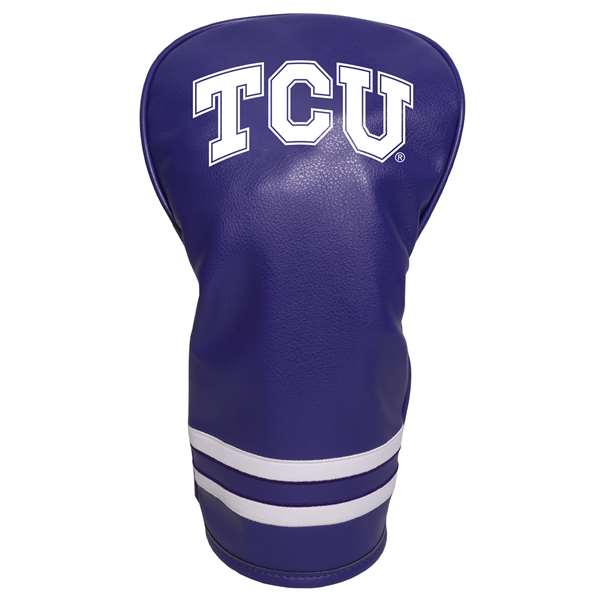 TCU Texas Christian University Horned Frogs Golf Vintage Driver Headcover 25311