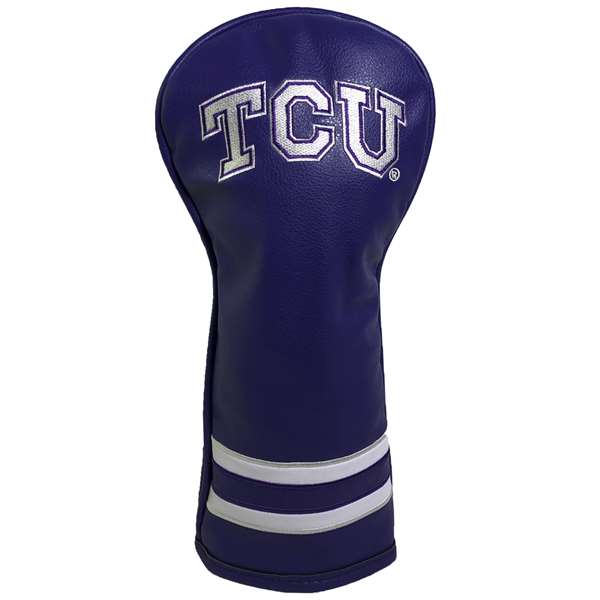 TCU Texas Christian University Horned Frogs Golf Vintage Fairway Headcover 25326   