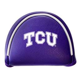 Texas Christian TCU Horned Frogs Putter Cover - Mallet (Colored) - Printed 